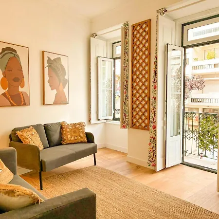 Principe Real - Charming With Terrace Apartmán Lisboa